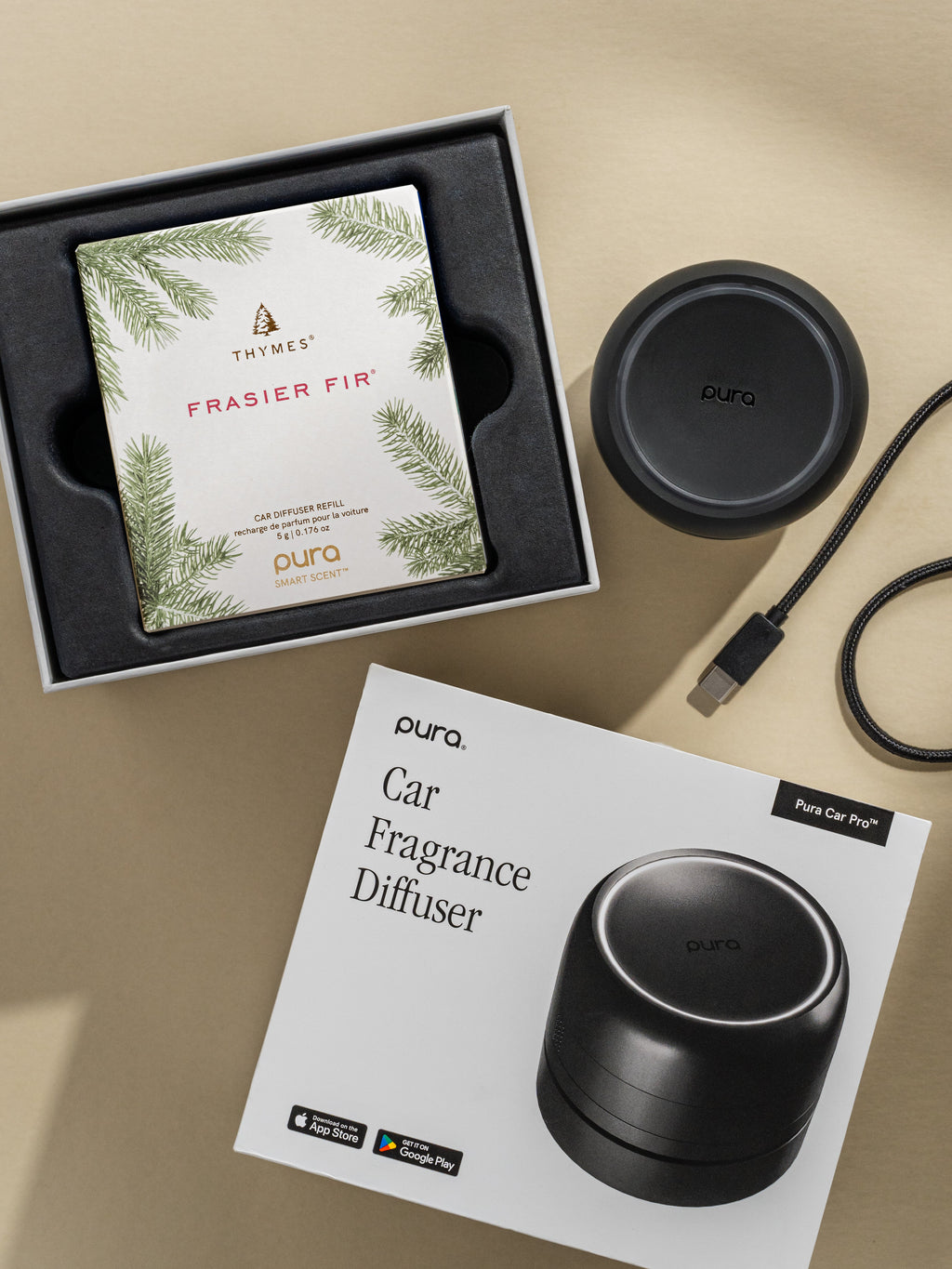 Frasier Fir Car Set - Pura Mood Ready