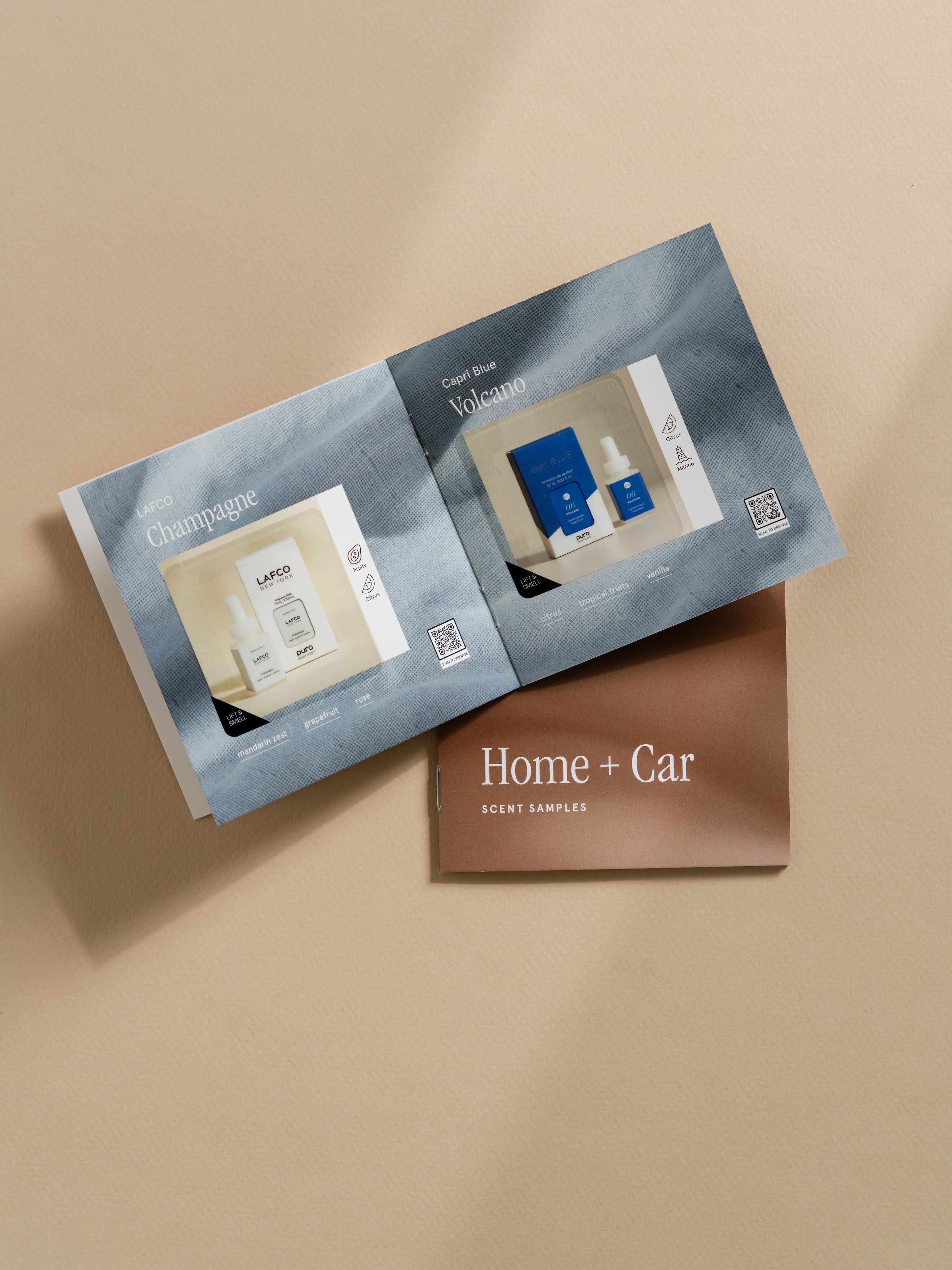 Home & Car Scent Sample Booklet - Soft Home Scent